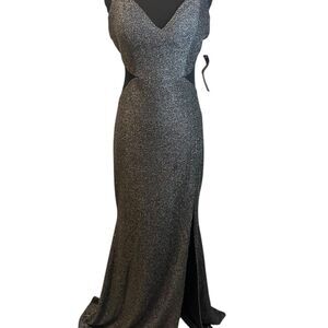 Trixxi Women's Silver and Grey Formal-dresses size 11